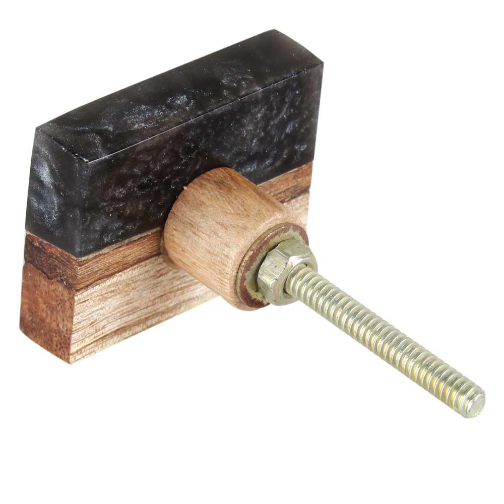 Wood and Resin Drawer Knob