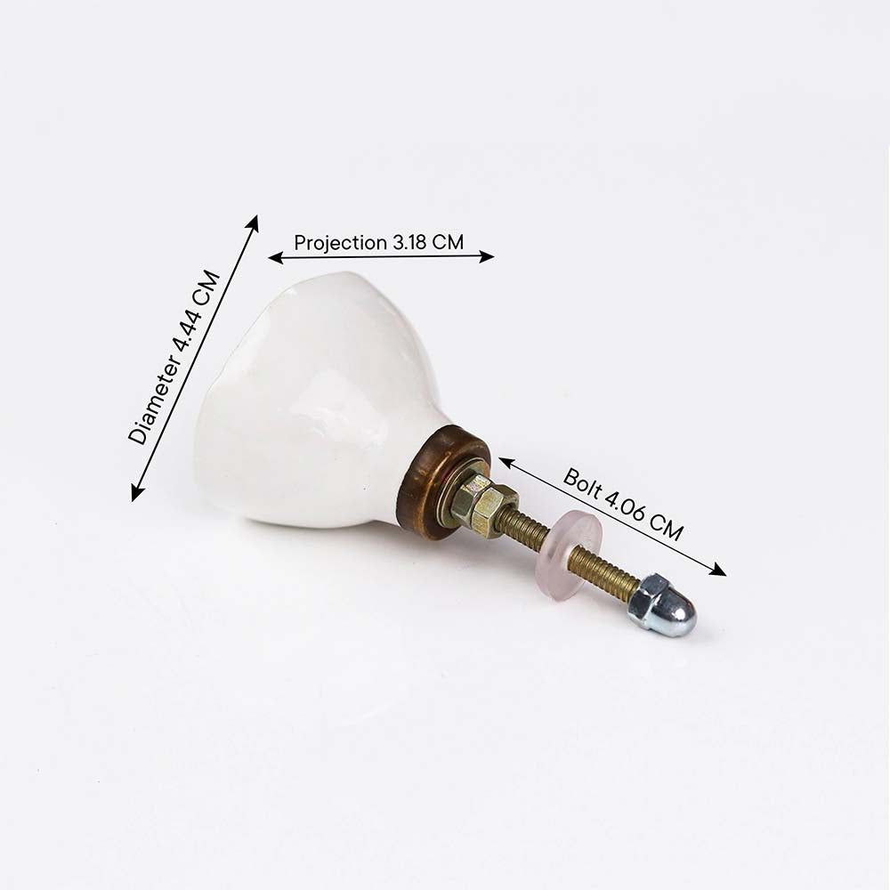 Grey Ceramic Drawer Knob