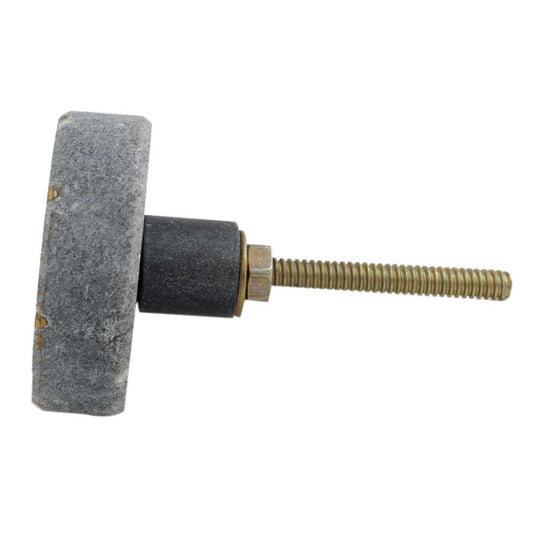 Stone and Brass Drawer Knob