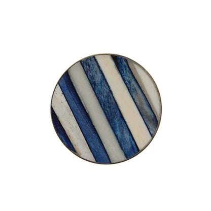 Blue and White Knob
