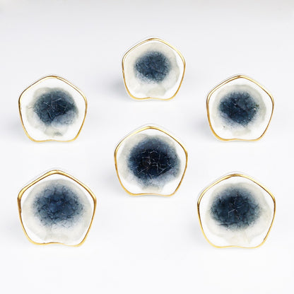 Grey Gold Ceramic Drawer Knob