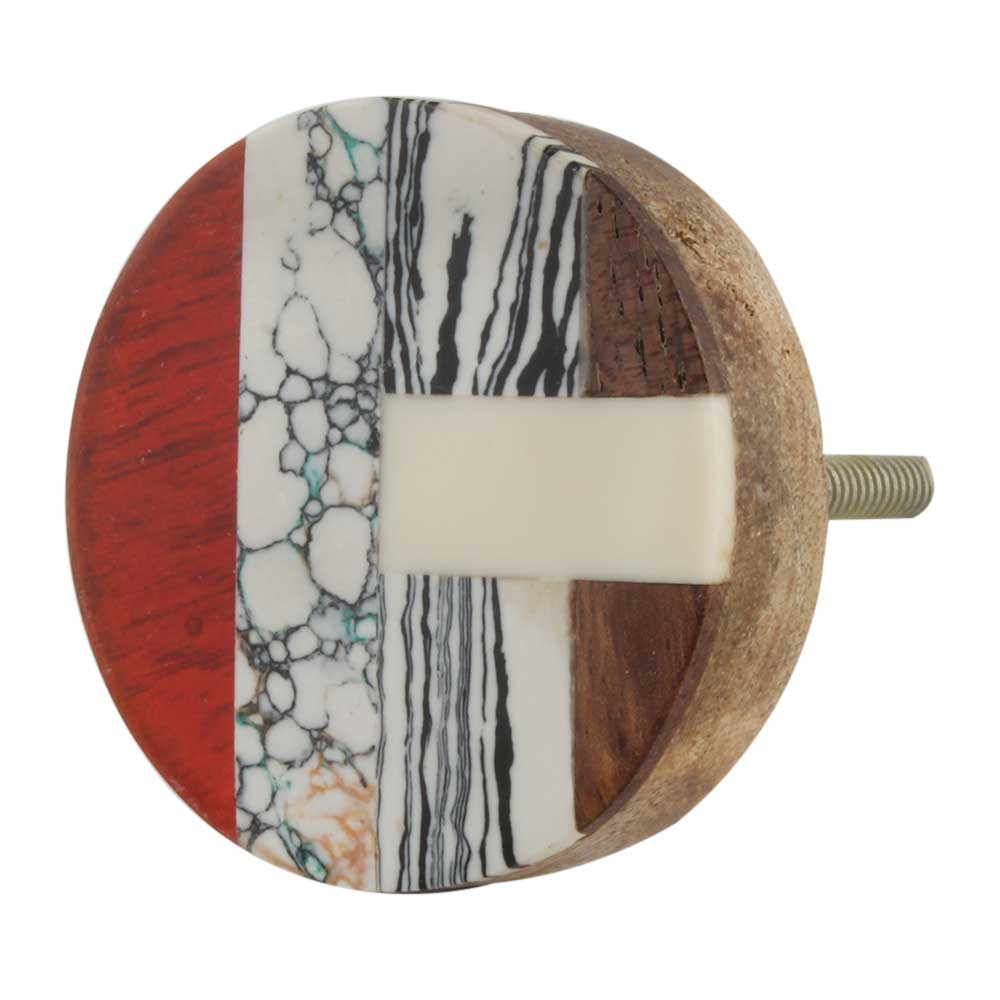 Resin and Wood Drawer Knob