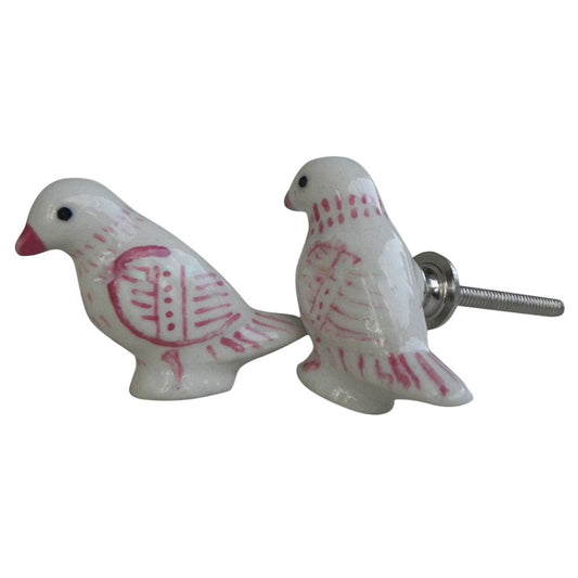 Pink Bird Knob