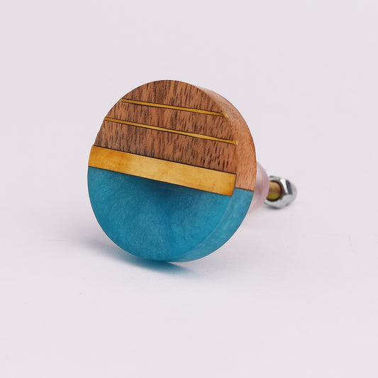 Wood and Resin Drawer Knob