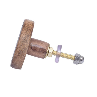 Wooden Floral Knob