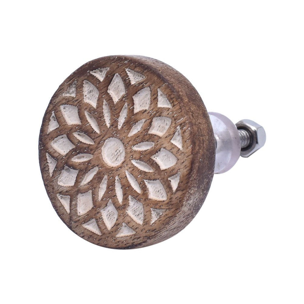 Wooden Geometric Knob